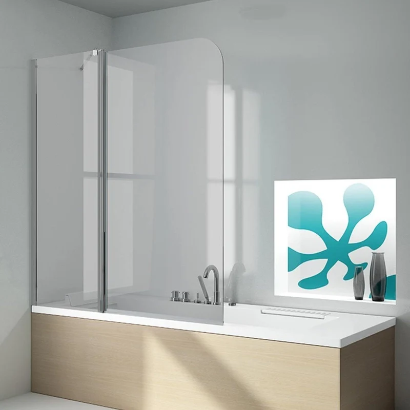 Mampara de bañera fija + Puerta abatible RITA