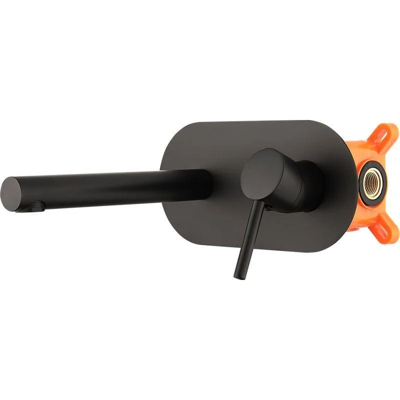 Grifo monomando lavabo empotrado MILTON Negro