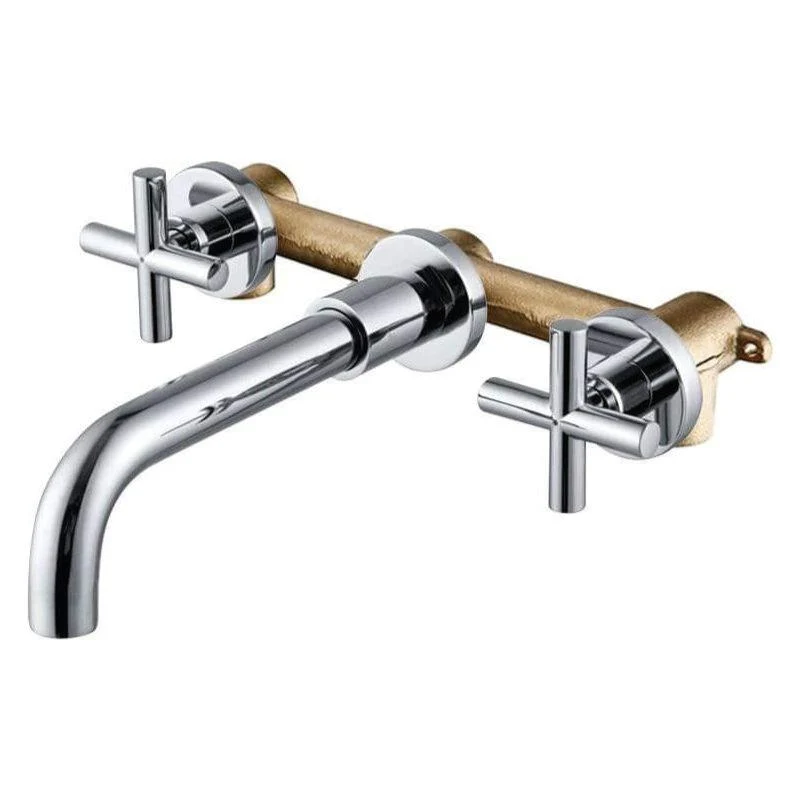 Grifo bimando lavabo empotrado CARBINI cromado