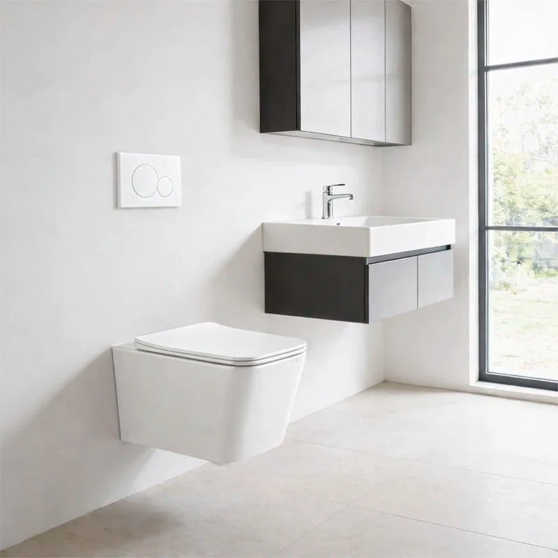 Wc suspendido Corvo Rimless