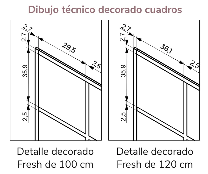 Mampara fija ducha 1 hoja FRESH INDUSTRIAL