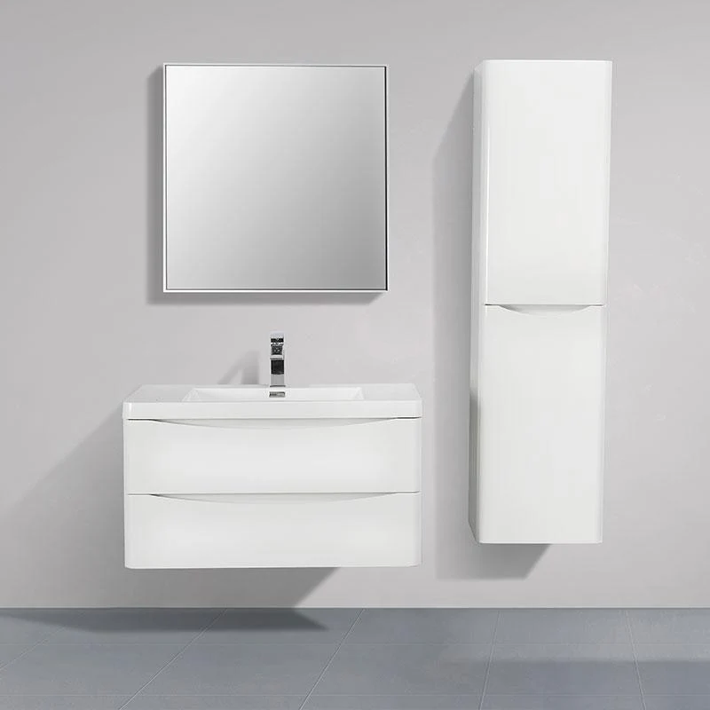 Mueble Lavabo + Lavabo 90 cm MONTADO - Blanco PIACENZA