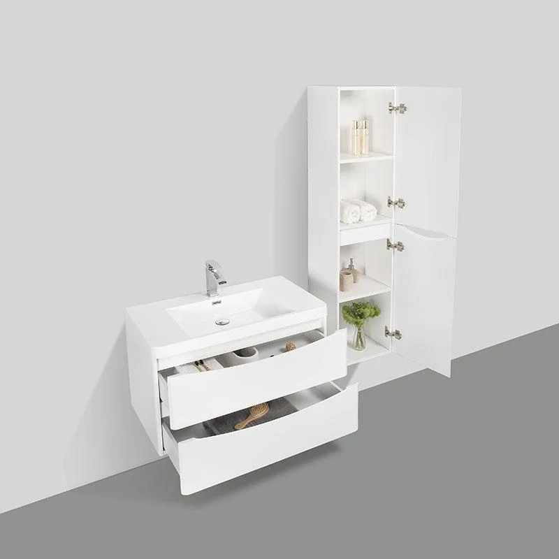 Mueble Lavabo + Lavabo 90 cm MONTADO - Blanco PIACENZA