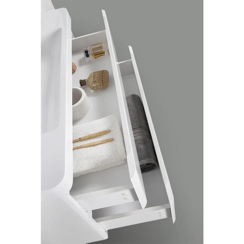 Mueble Lavabo + Lavabo 90 cm MONTADO - Blanco PIACENZA