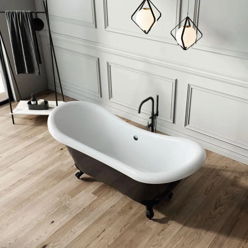 Bañera con patas DARLINGTON NEGRA
