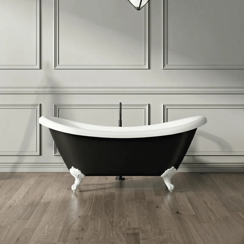 Bañera con patas DARLINGTON NEGRA