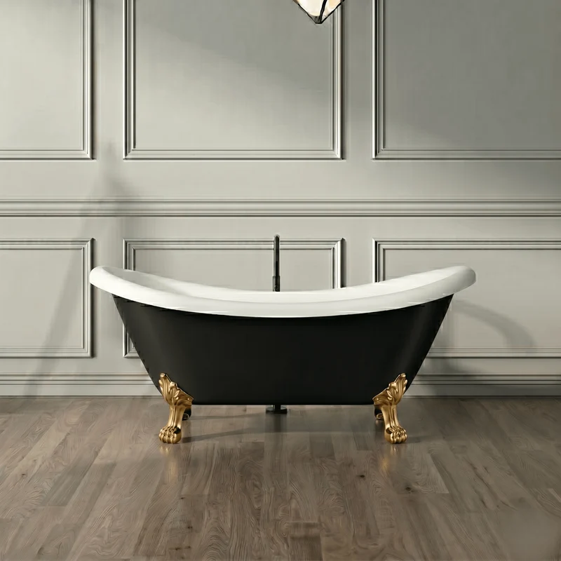 Bañera con patas DARLINGTON NEGRA