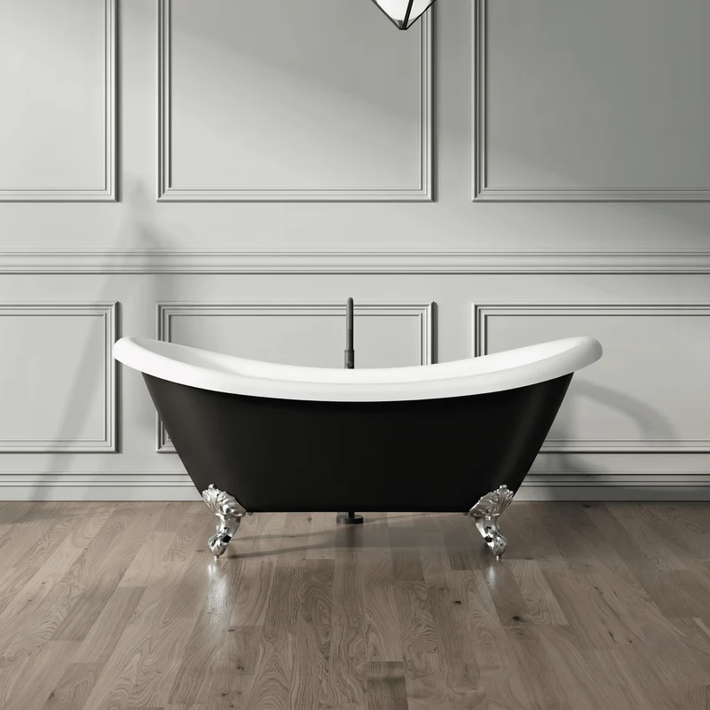 Bañera con patas DARLINGTON NEGRA