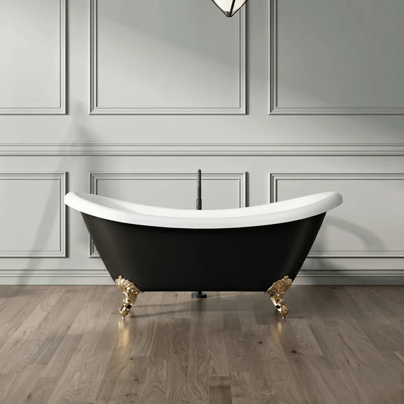 Bañera con patas DARLINGTON NEGRA