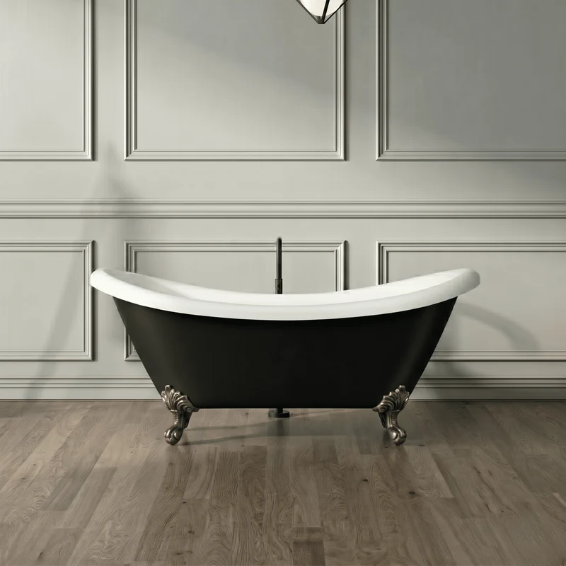 Bañera con patas DARLINGTON NEGRA