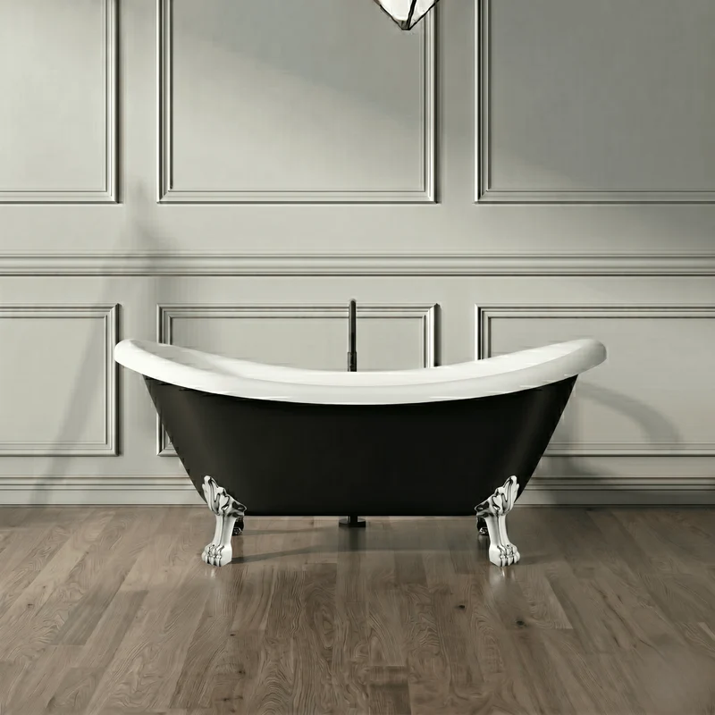 Bañera con patas DARLINGTON NEGRA