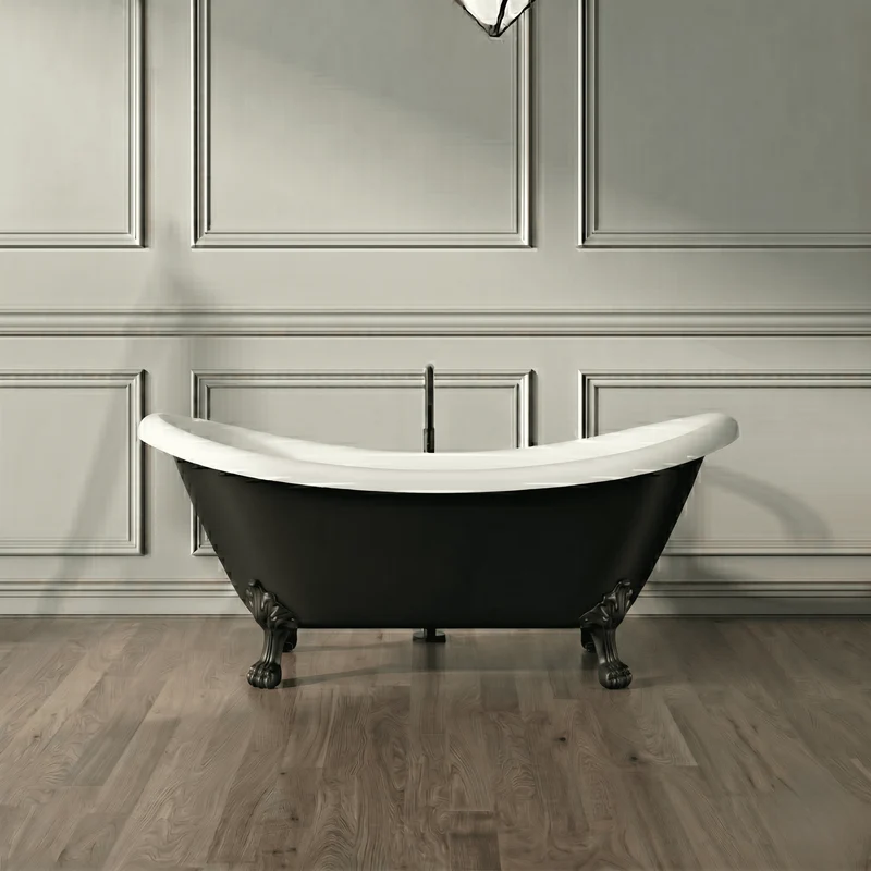 Bañera con patas DARLINGTON NEGRA