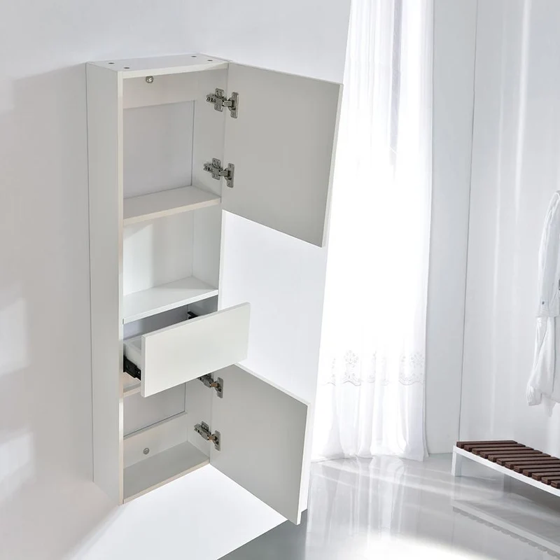 Armario ESSENTIEL 120 cm de largo acabado en fibra de madera blanco