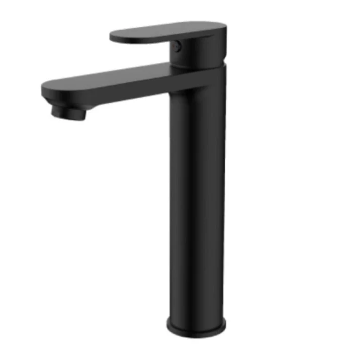 Grifo lavabo alto PORI negro mate