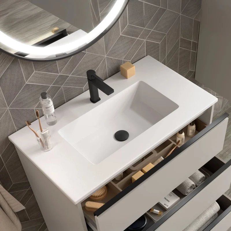 Lavabo sobre mueble