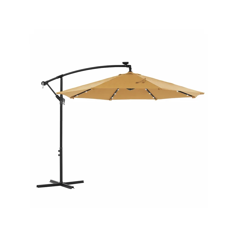 Parasol Excéntrico de Jardín con Base
