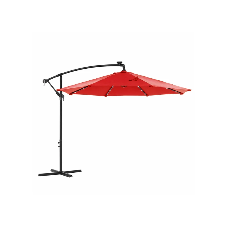 Parasol Excéntrico de Jardín con Base