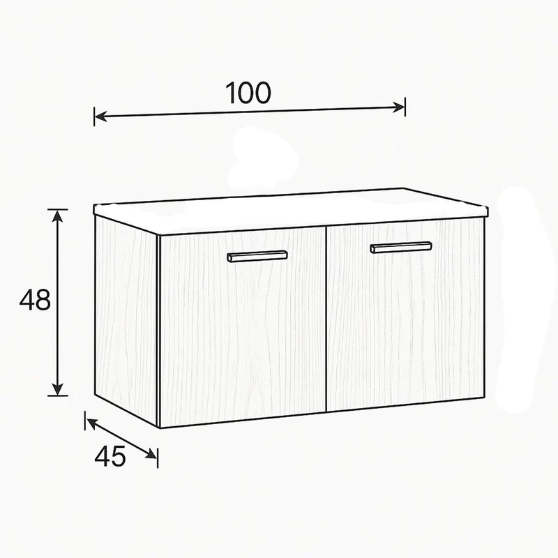 Mueble baño barato Parma