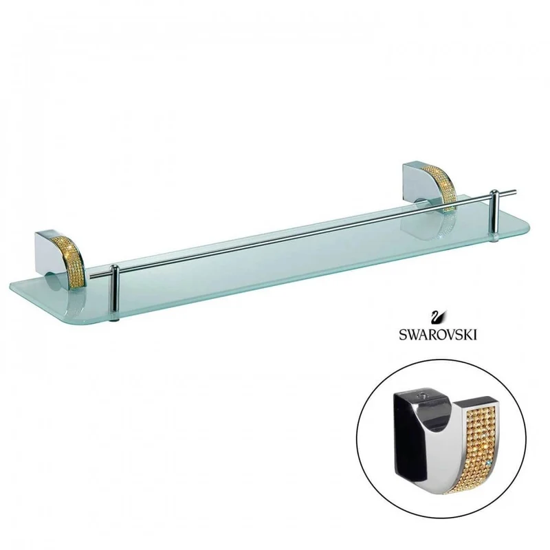 Repisa para baños con cristales Swarovski