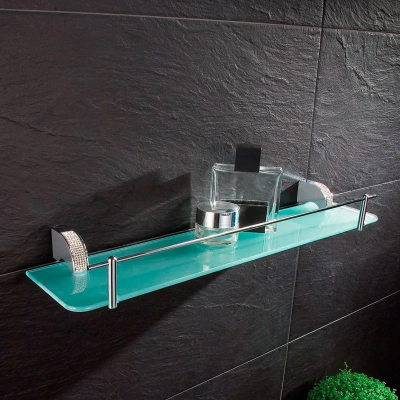 Repisa para baños con cristales Swarovski