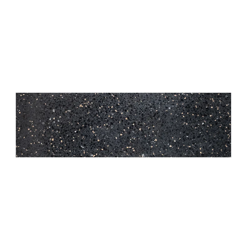 Encimera de lavabo - Terrazo negro - Marcel - 150 cm