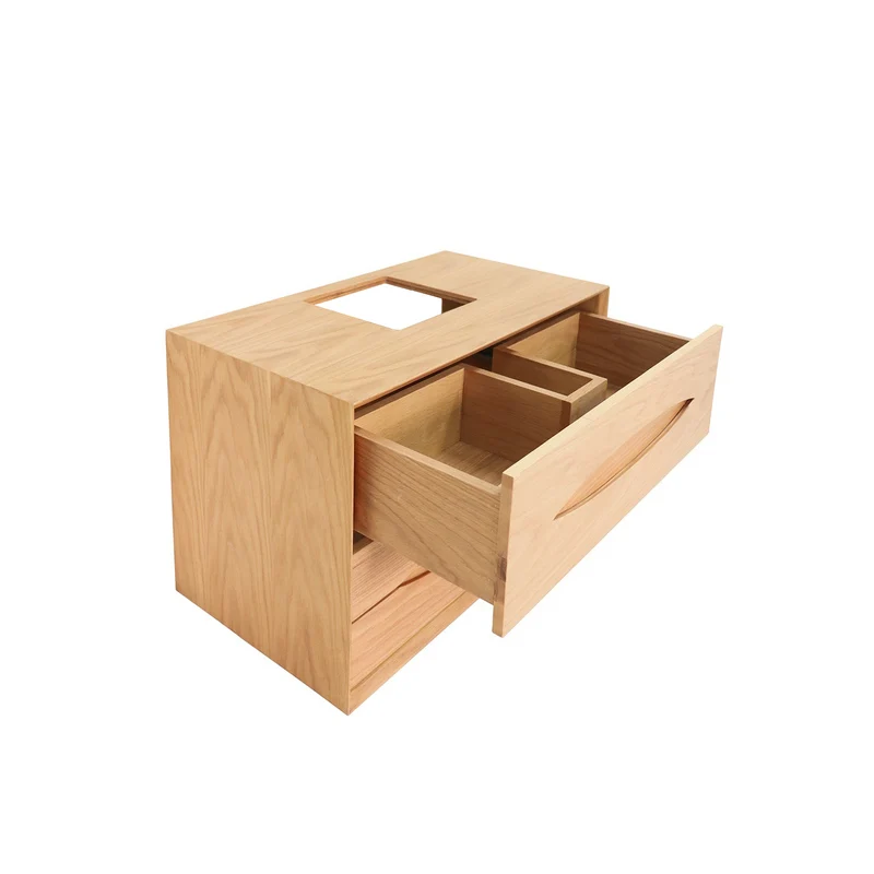 Mueble de baño escandinavo - Bill - Roble - 80 cm