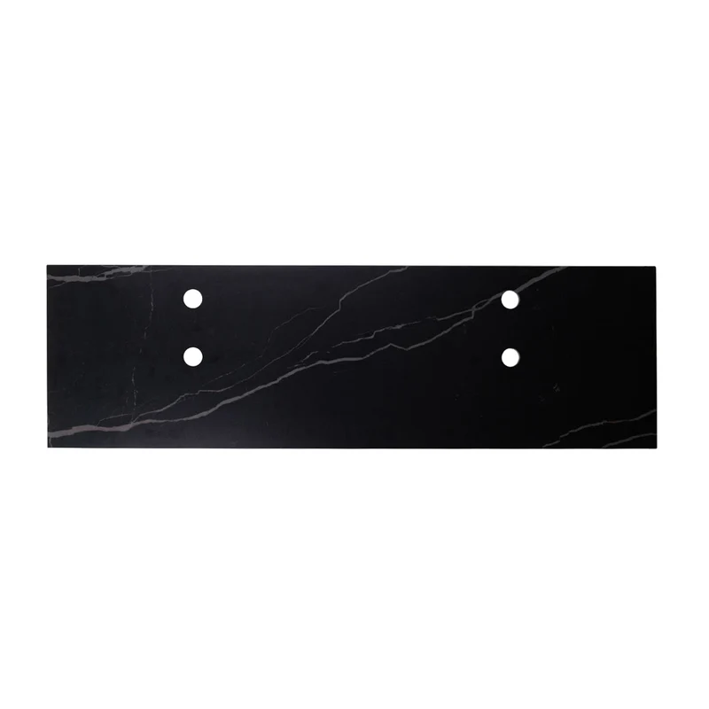 Plato de lavabo de cerámica Marcel - Negro - 150 cm