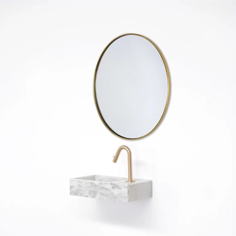 Lavamanos Porto Marble - Mármol Blanco - Derecha