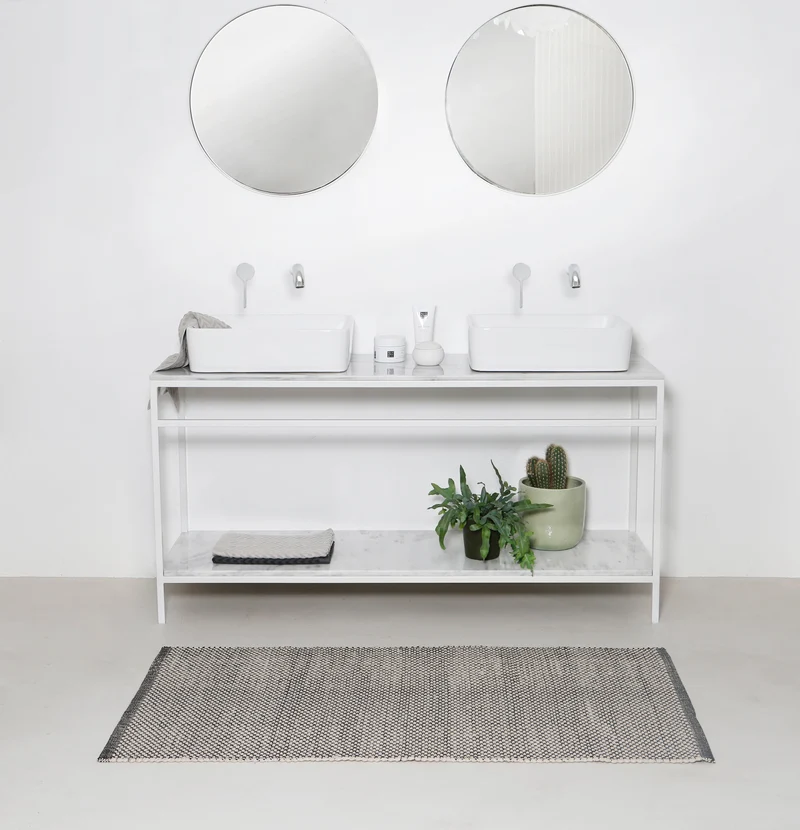 Placa base Gustaaf - Mármol blanco - 150cm