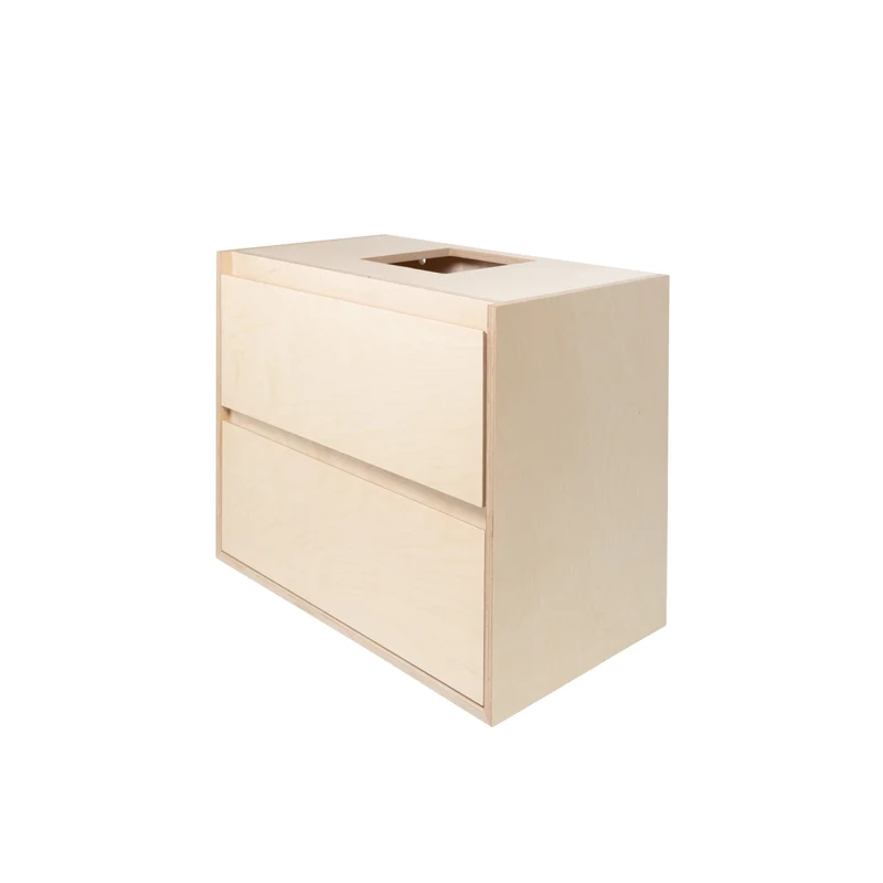 Mueble de baño escandinavo ANN - 80 cm - Abedul