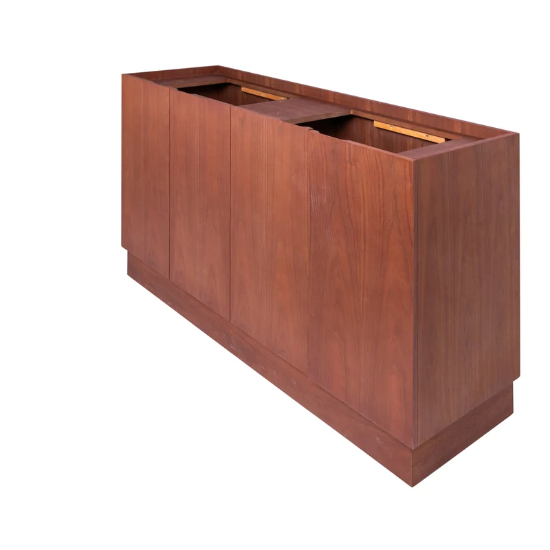 Mueble de baño Mid-Century Felix - Nogal - 154 cm