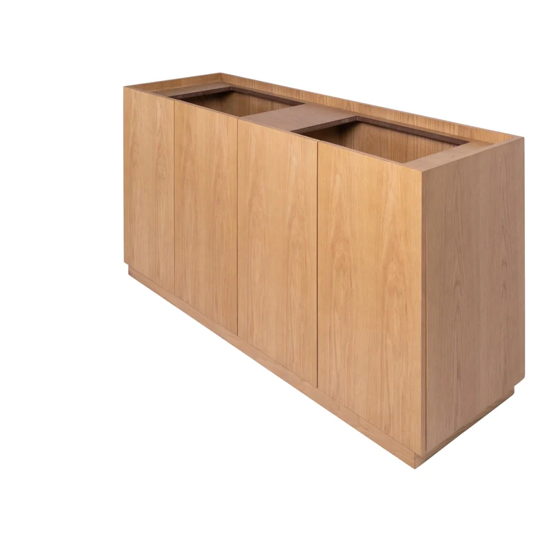 Mueble de baño escandinavo Felix - Roble - 154 cm