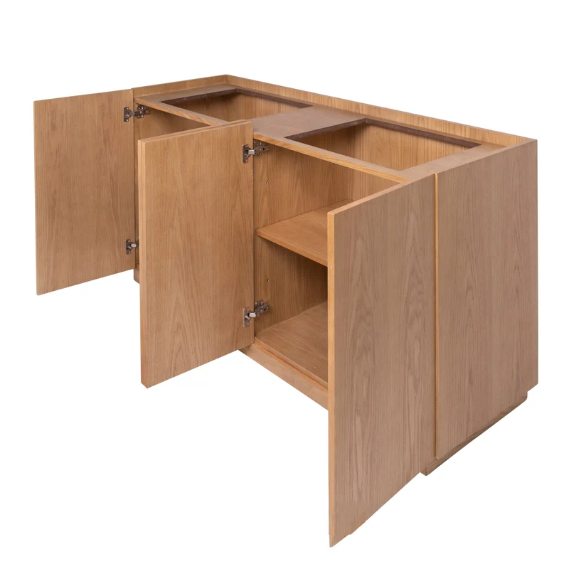 Mueble de baño escandinavo Felix - Roble - 154 cm