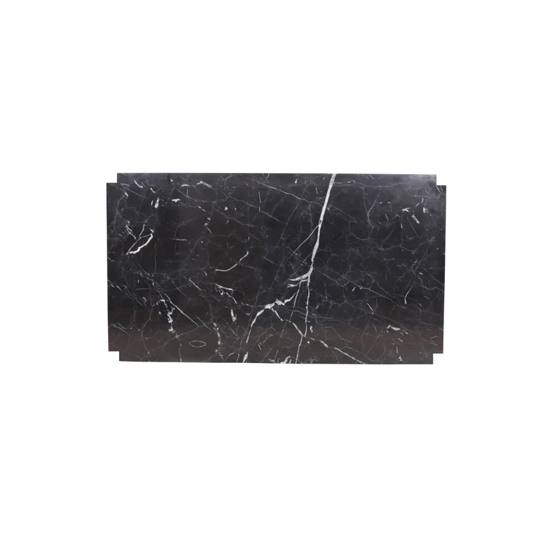 Placa base de mármol negro Gustaaf - Negro - 80cm