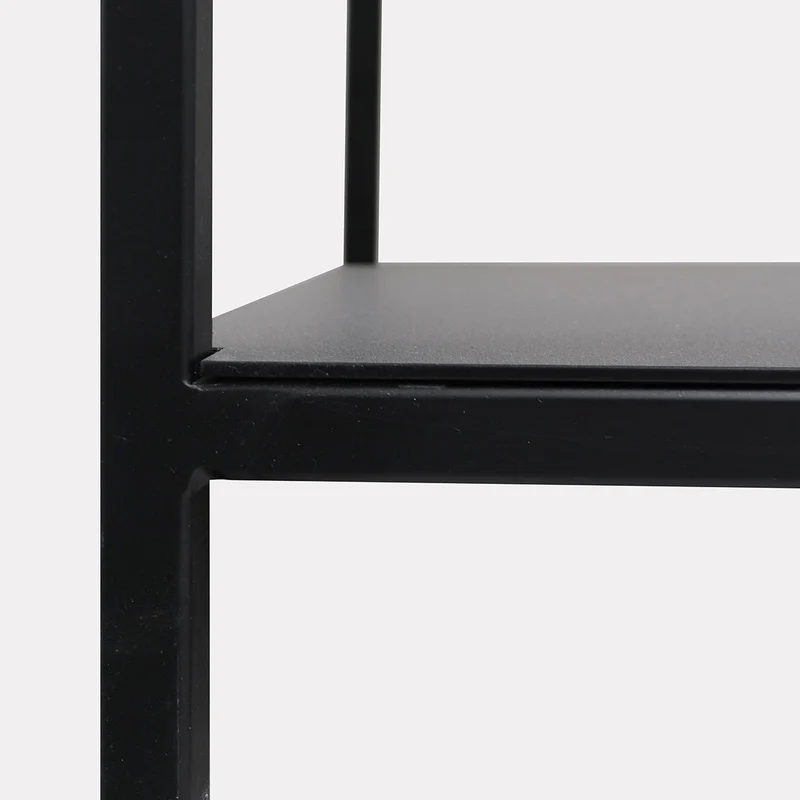 Placa base Gustaaf - Metal negro - 150cm