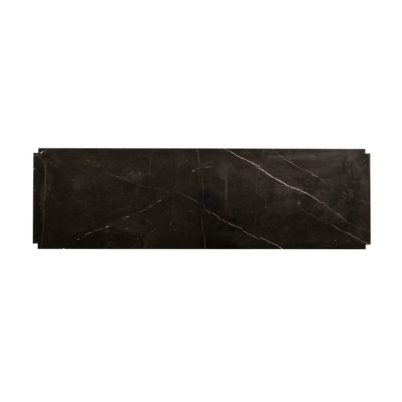 Placa base Gustaaf - Mármol negro - 150cm