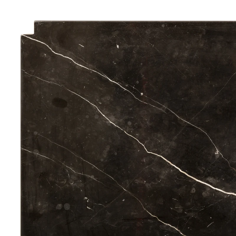 Placa base Gustaaf - Mármol negro - 150cm