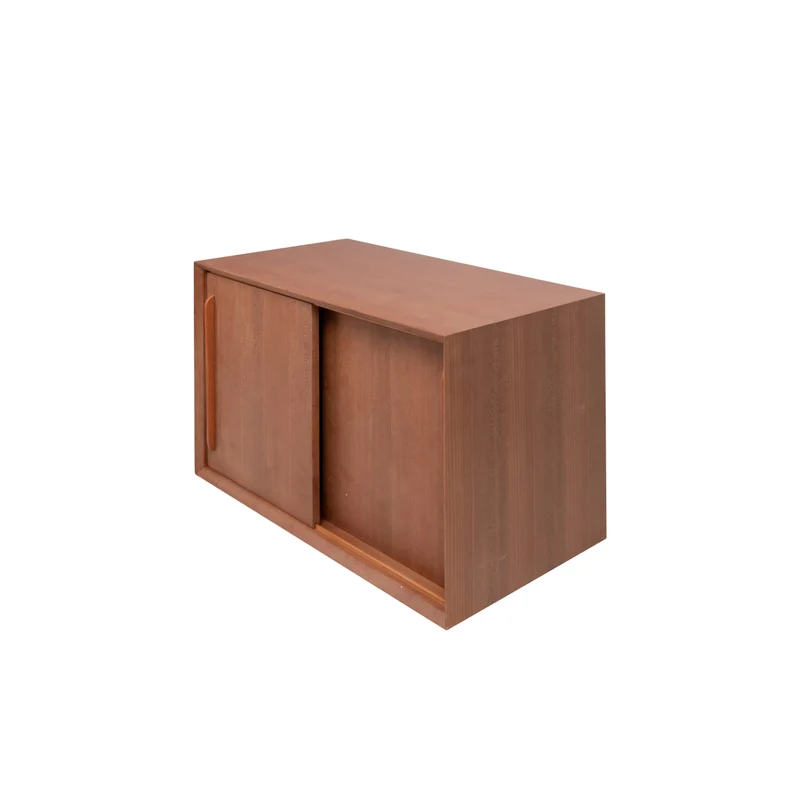 Mueble de baño Vintage Nestor - Teca - 80 cm