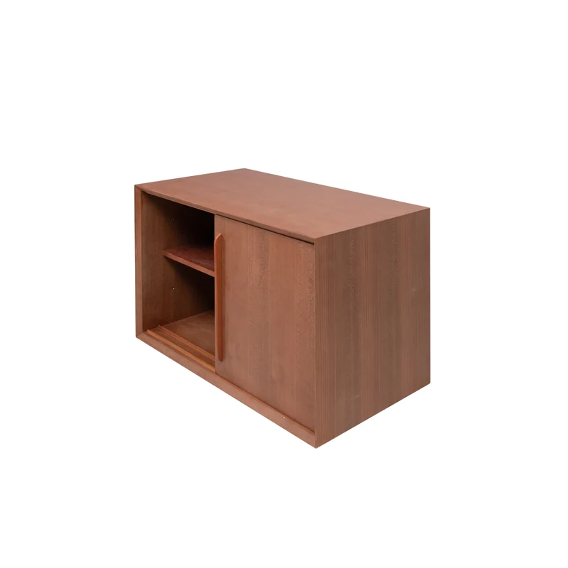 Mueble de baño Vintage Nestor - Teca - 80 cm