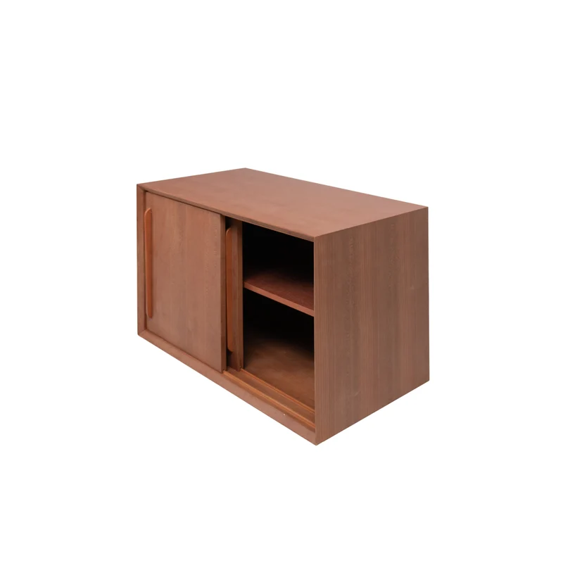 Mueble de baño Vintage Nestor - Teca - 80 cm