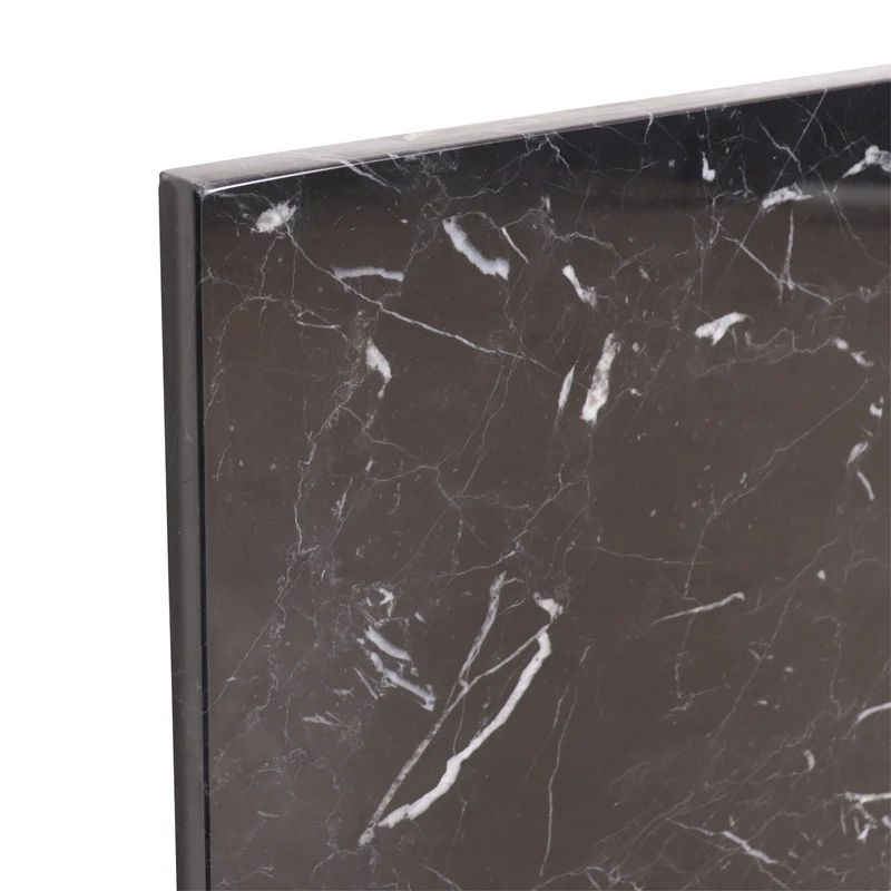 Plato de lavabo de mármol Marcel - Negro - 80cm