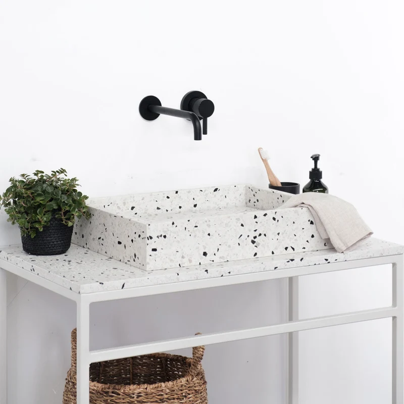 Plato de lavabo Terrazo - Marcel - 80cm