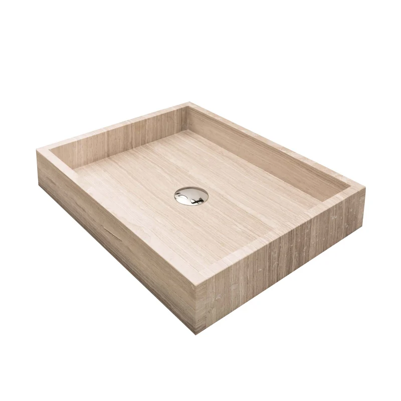 Lavabo de baño - Mármol beige - George