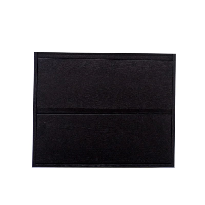 Mueble de baño negro ANN - (80cm) - Roble negro
