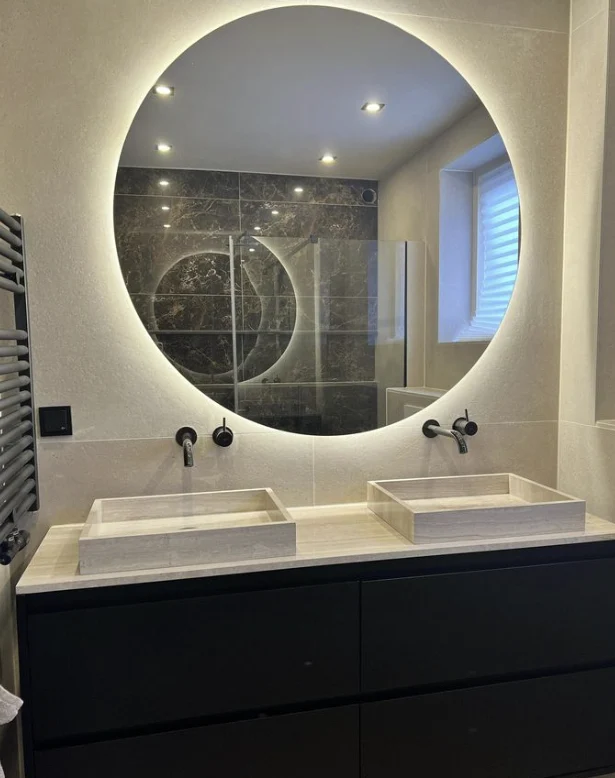 Mueble de baño ANN - 150 cm - Roble Negro