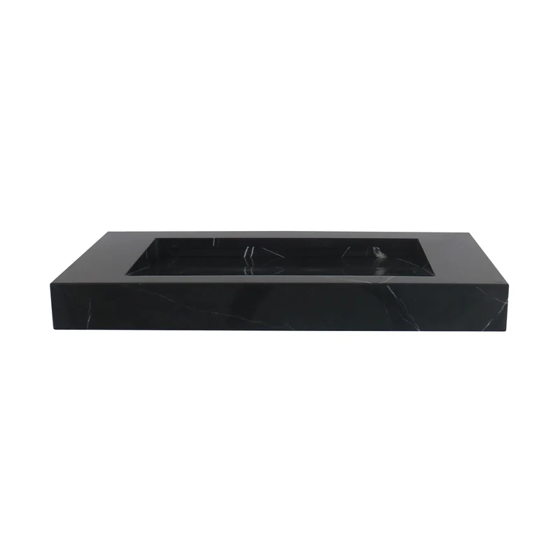 Lavabo de Mármol Remy - Flotante - Negro