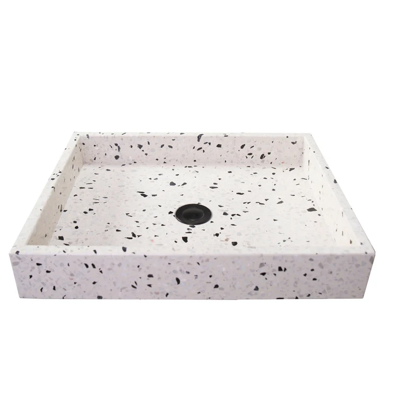 Terrazo para lavabo George - Blanco