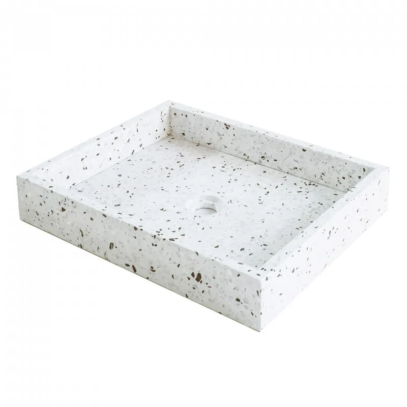 Terrazo para lavabo George - Blanco