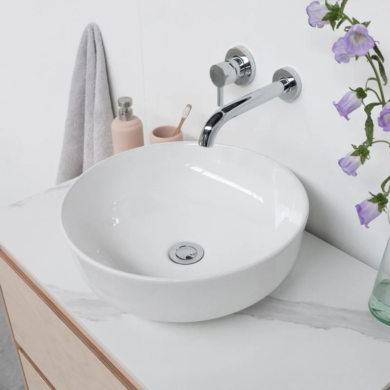 Lavabo redondo de porcelana - Alexis II