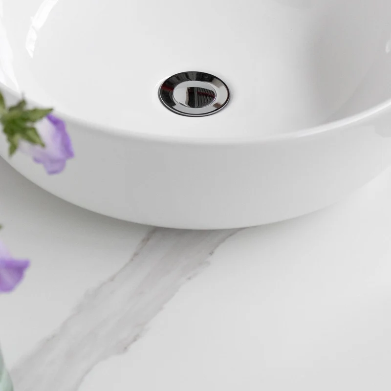 Lavabo redondo de porcelana - Alexis II